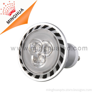 GU10 3W LED Spot Lamp with Aluminum Body